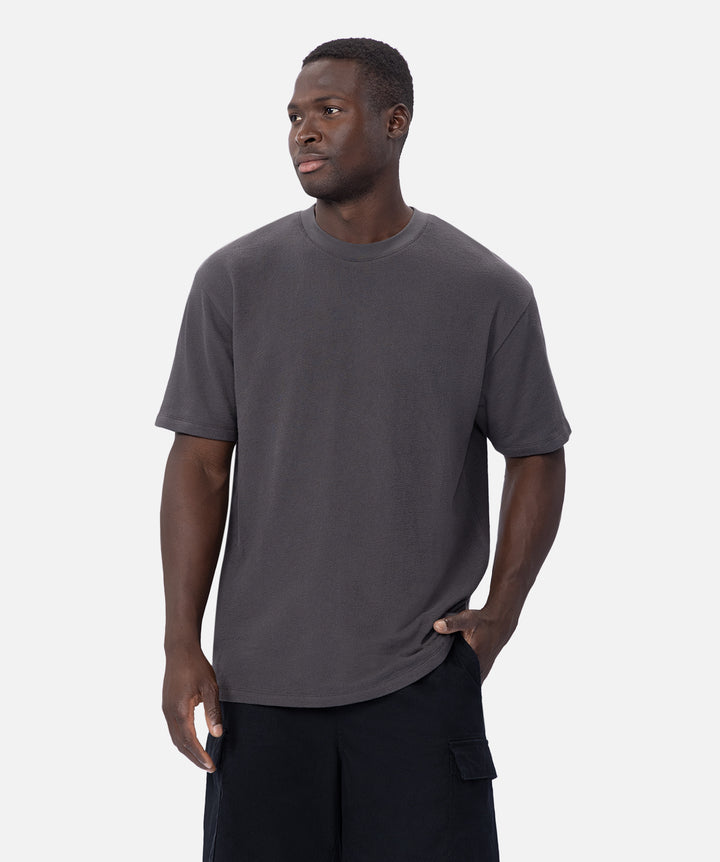 The Henderson Boucle Tee - Onyx