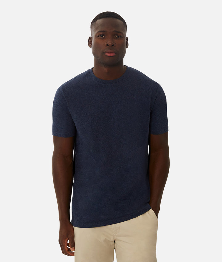 The New Basic Crew Tee - Navy Marle