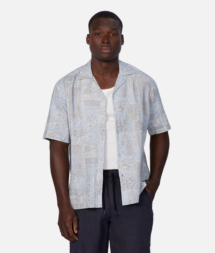 The Ryder S/s Shirt - Lt Blue Stone