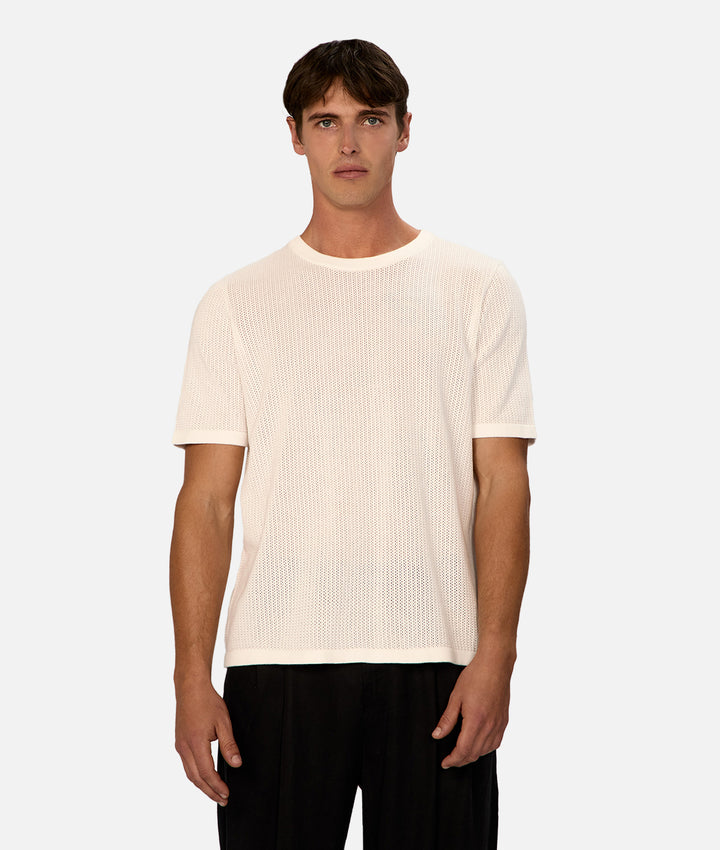 The Serrano Tee - Chalk