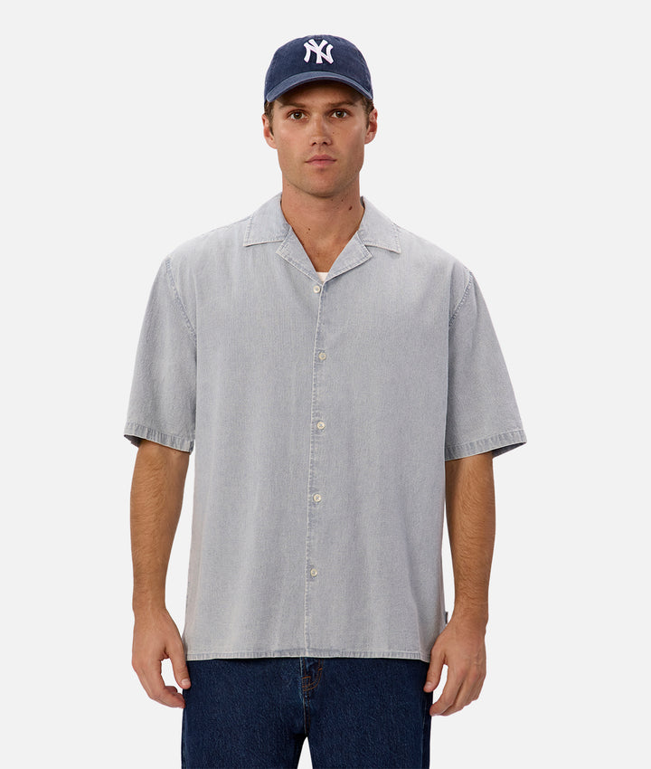 The Wisconsin S/s Shirt - Light Denim