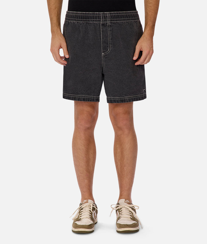 The Topanga Short - Washed Black